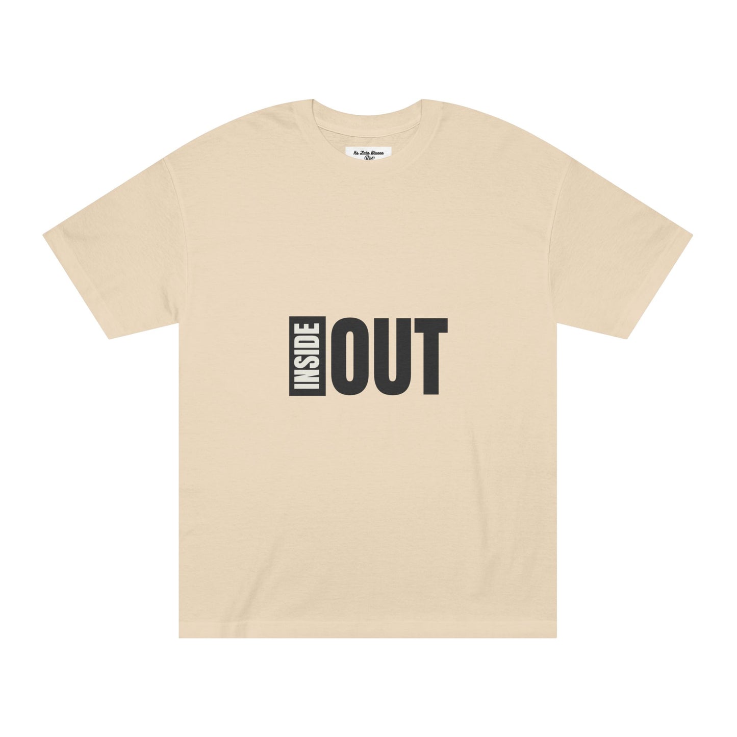 Inside Out Graphic Tee — Bold Minimalist Typography Shirt