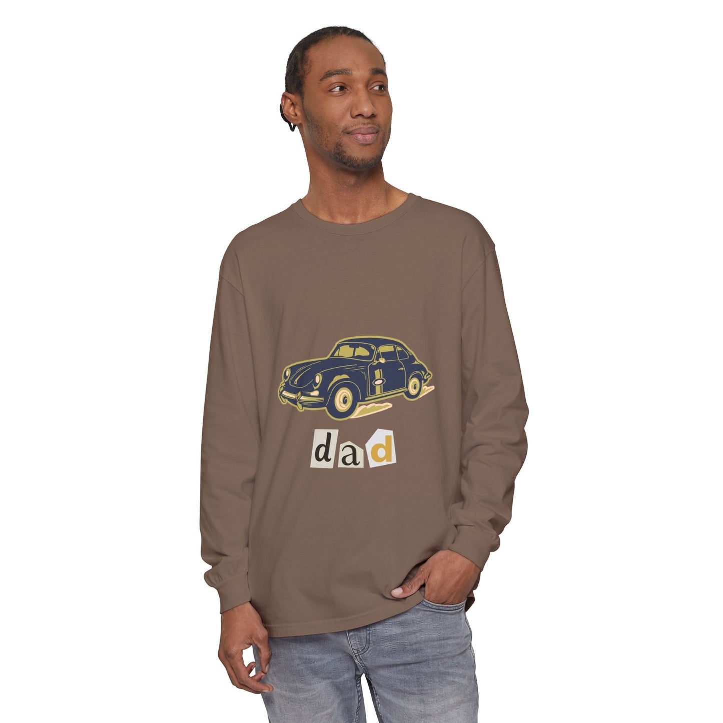 Vintage Car "dad" Long Sleeve T-Shirt