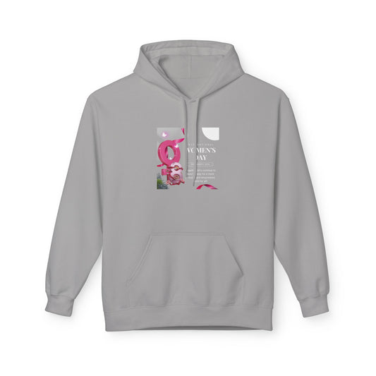 Floral Feminine Hoodie — "Woman" Typography Vintage Rose Graphic
