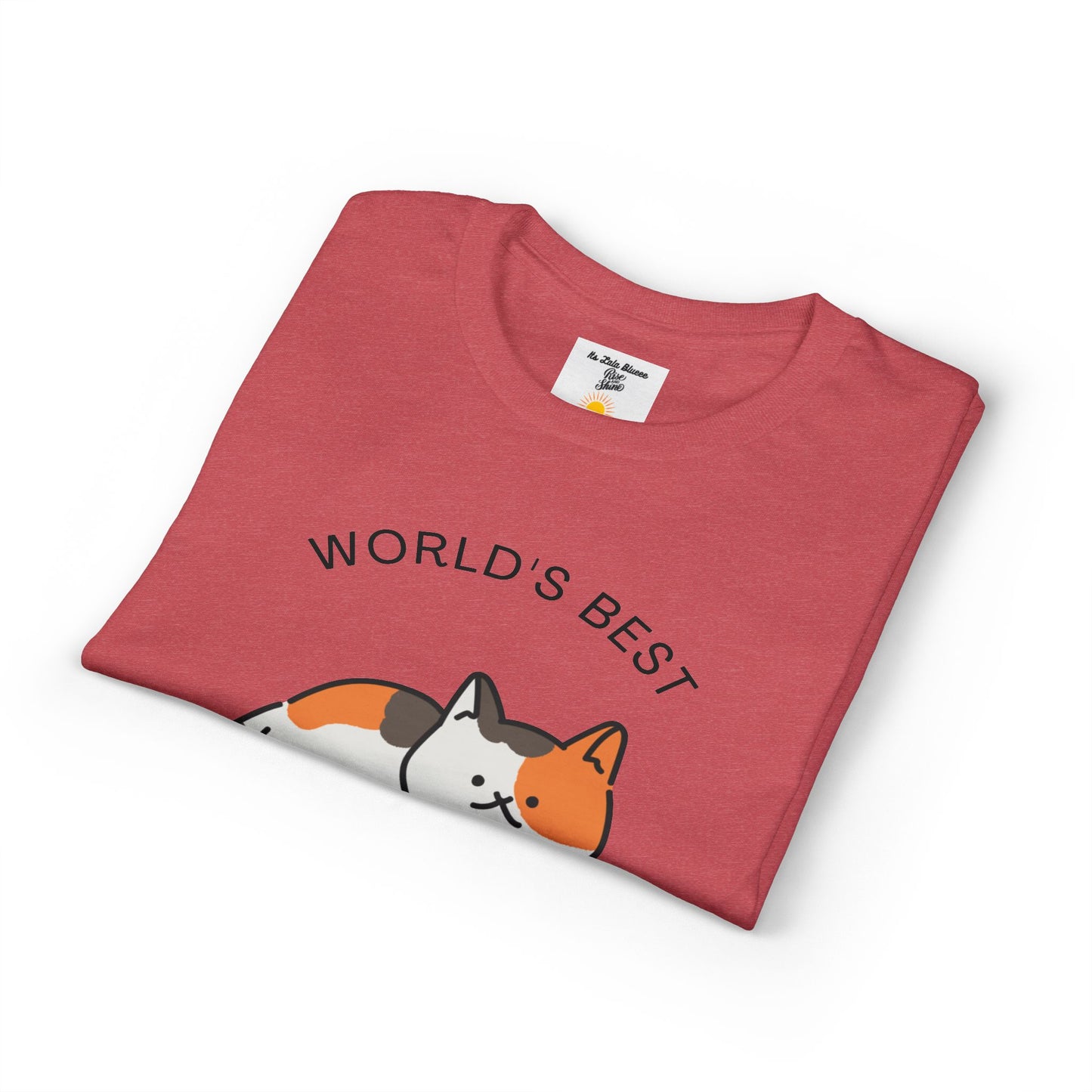 World's Best Cat Mom T-Shirt — Cute Calico Cat Tee for Cat Lovers