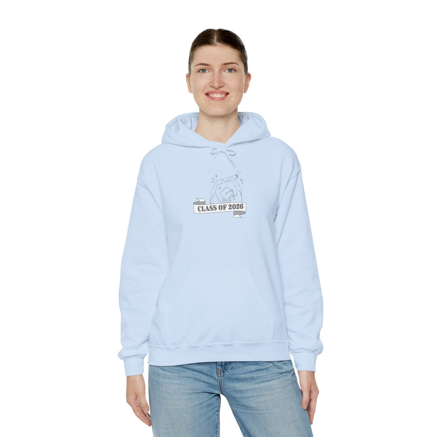 Class of 2026 Hoodie — Minimal Graduation Sweatshirt
