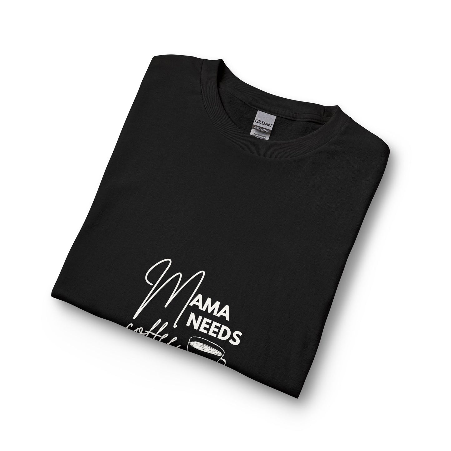 Mama Needs Coffee Long Sleeve Tee — Mom Coffee Shirt