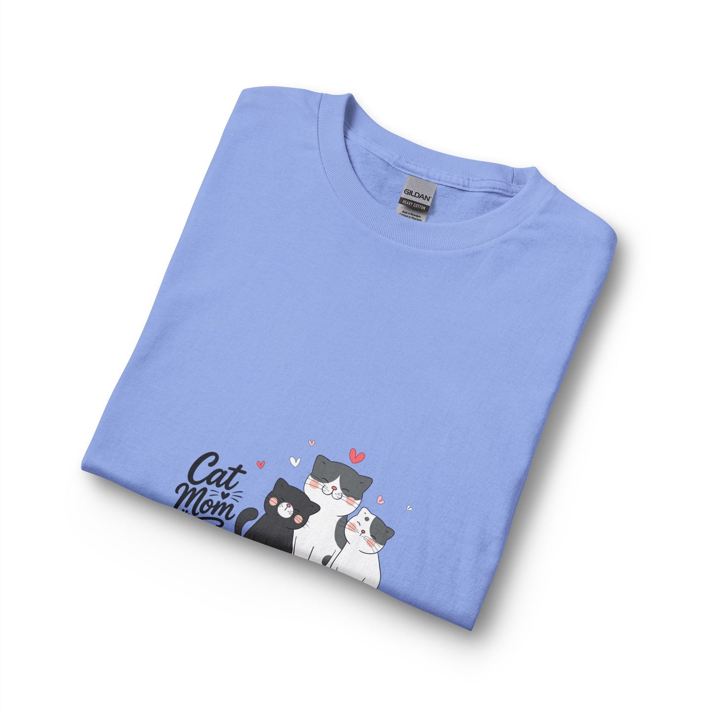 Cat Mom Long Sleeve Tee — Cute Cat Family Graphic Shirt