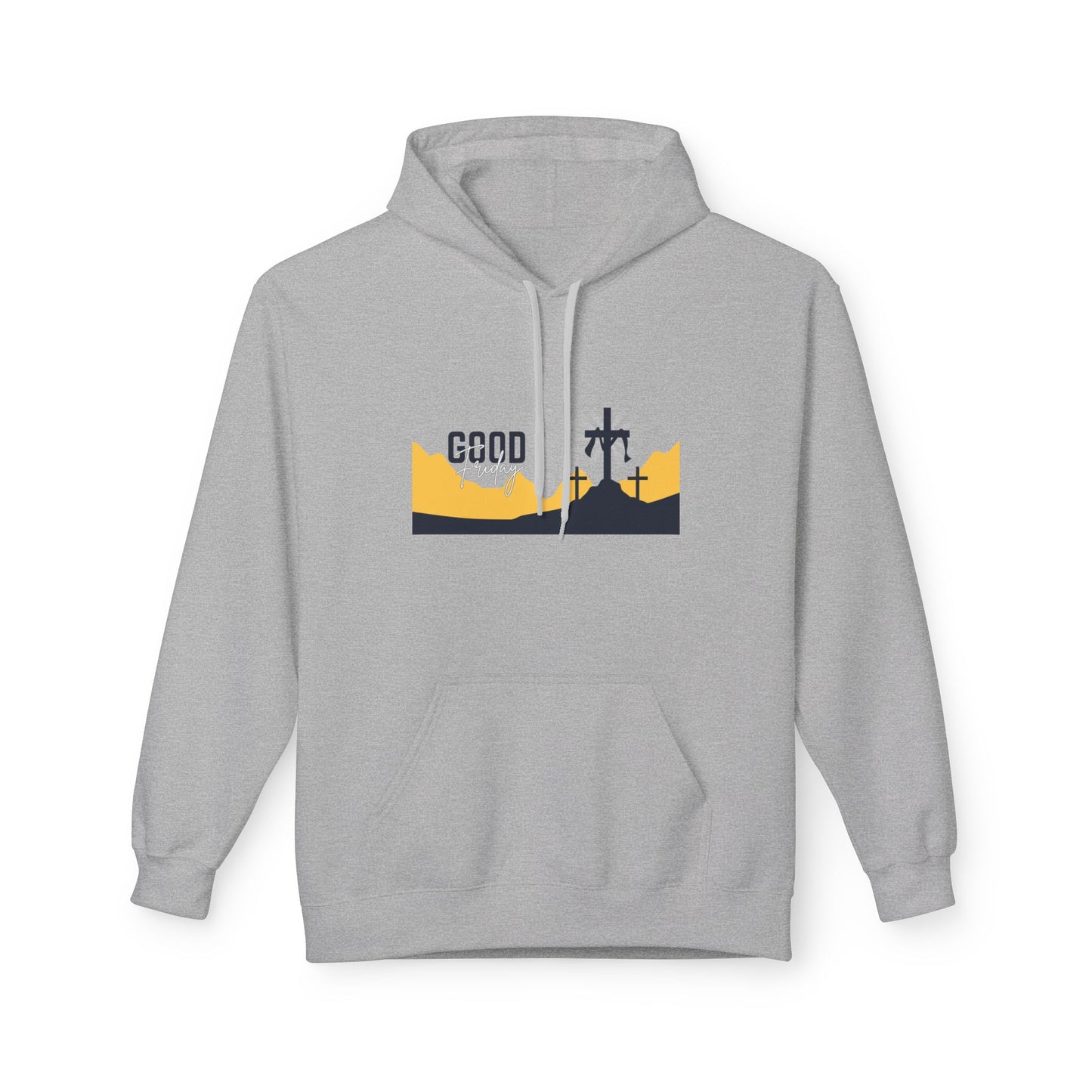 Good Friday Cross Hoodie — Christian Easter Religious Pullover