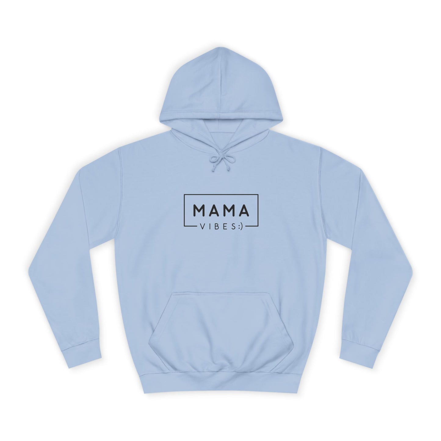 Mama Minimalist Hoodie — Simple 'MAMA' Script Pullover for New Moms & Mother's Day Gift