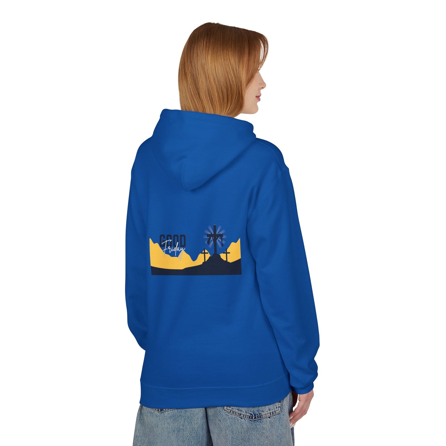 Good Friday Cross Hoodie — Christian Easter Religious Pullover