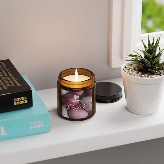 Easter Scented Soy Candle - Amber Jar